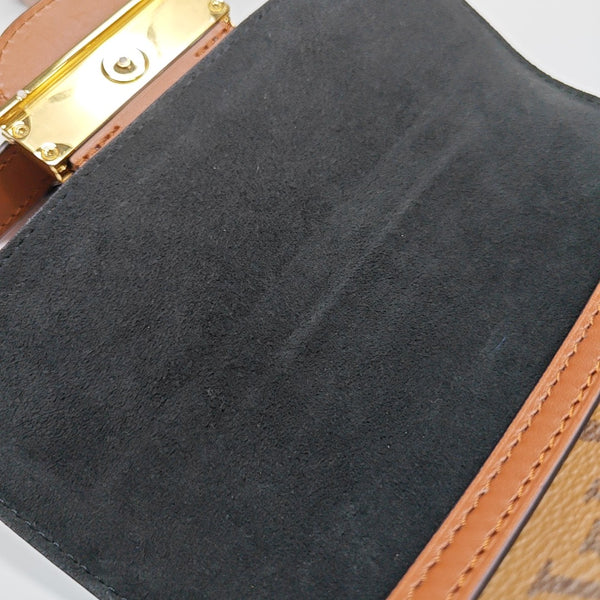 DAUPHINE Mini Coated Canvas Brown