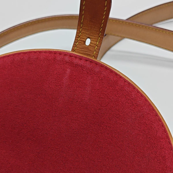 TAMBOURINE Monogram Coated Canvas Brown