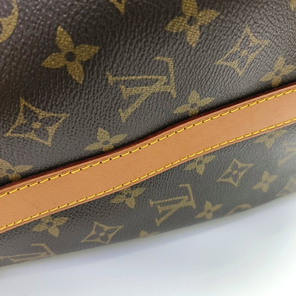 KEEPALL 45 Monogram Coated Canvas Brown