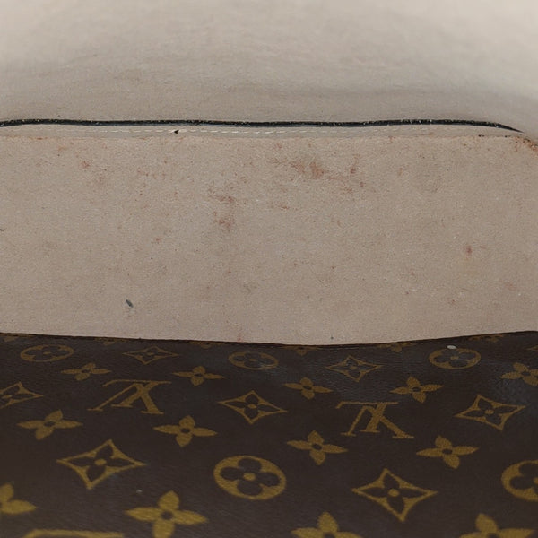 NÉONOÉ MM Monogram Coated Canvas Brown