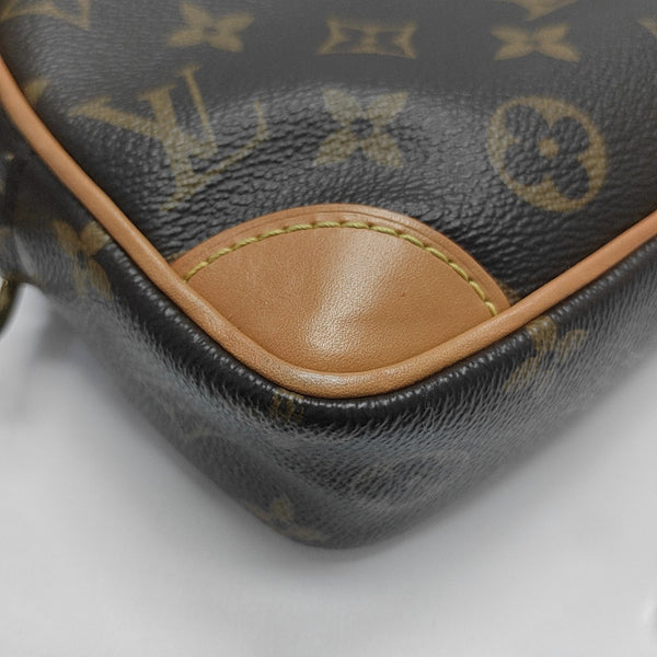 MARLY DRAGONNE Mini Monogram Coated Canvas Brown