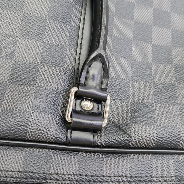 PORTE-DOCUMENTS Damier Graphite Coated Canvas Black