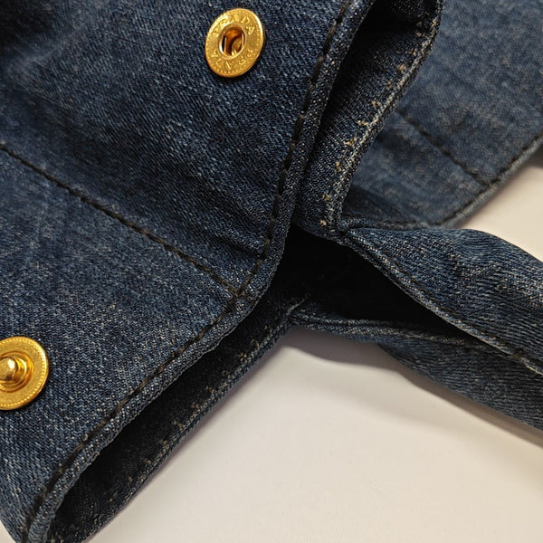 Denim Quilted Denim Blue