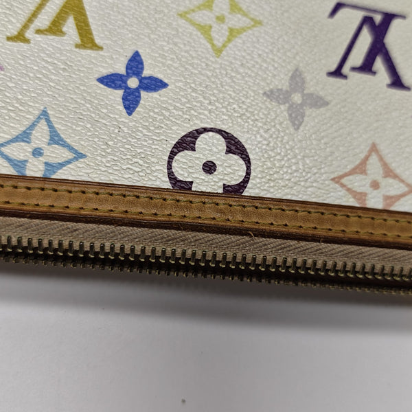 LV × TM VINTAGE MILLA Monogram Coated Canvas White