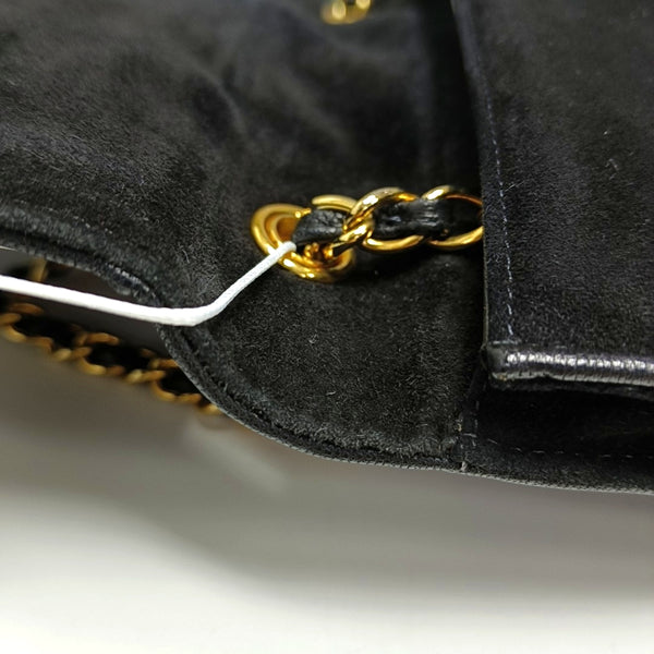 Quilted Suede Black