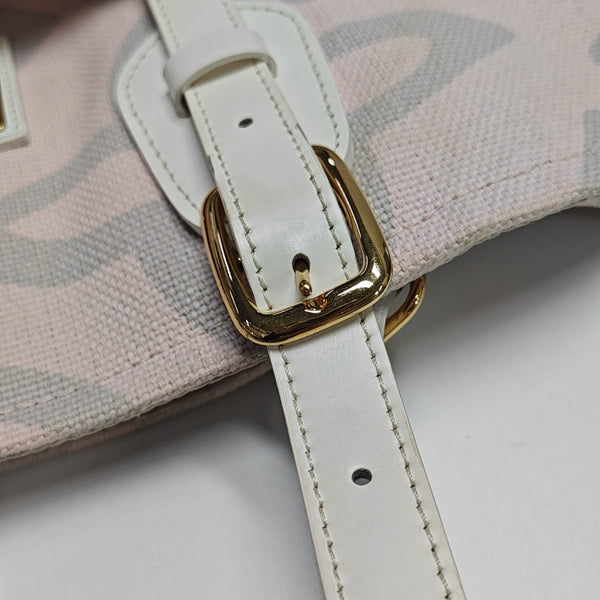 TAHITIENNE CABAS MM Monogram Canvas Pink