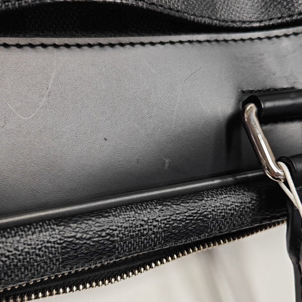 PORTE-DOCUMENTS GM Damier Graphite Coated Canvas Gray