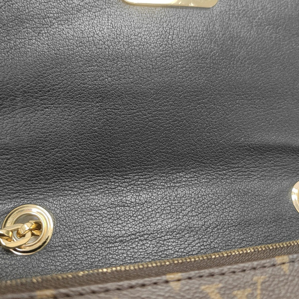 MARCEAU Monogram Coated Canvas Brown