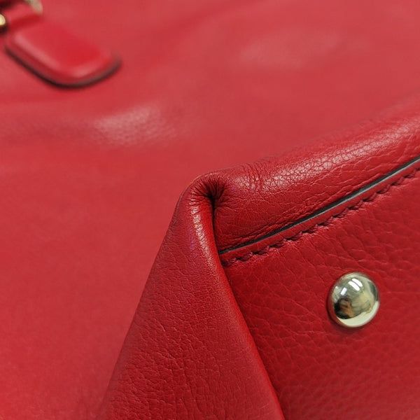 Calfskin Tote Bag Red