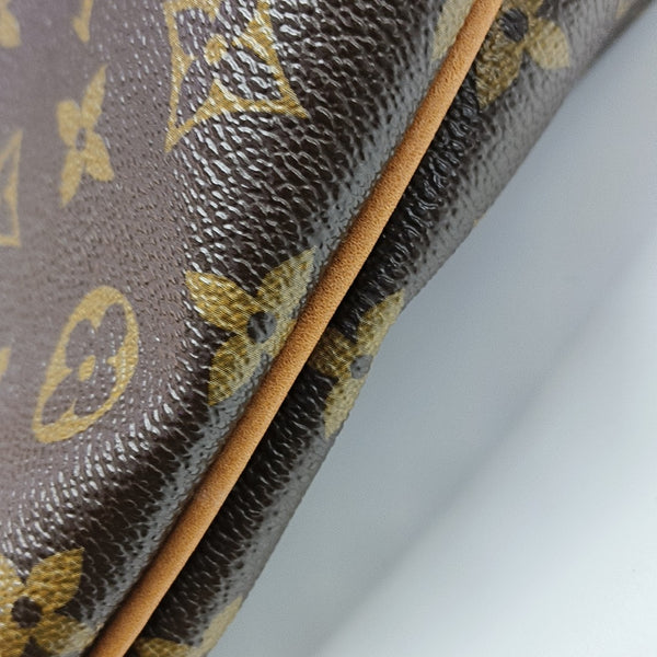 PALERMO PM Monogram Coated Canvas Brown