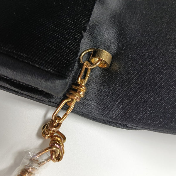 Velvet Shoulder Bag Black