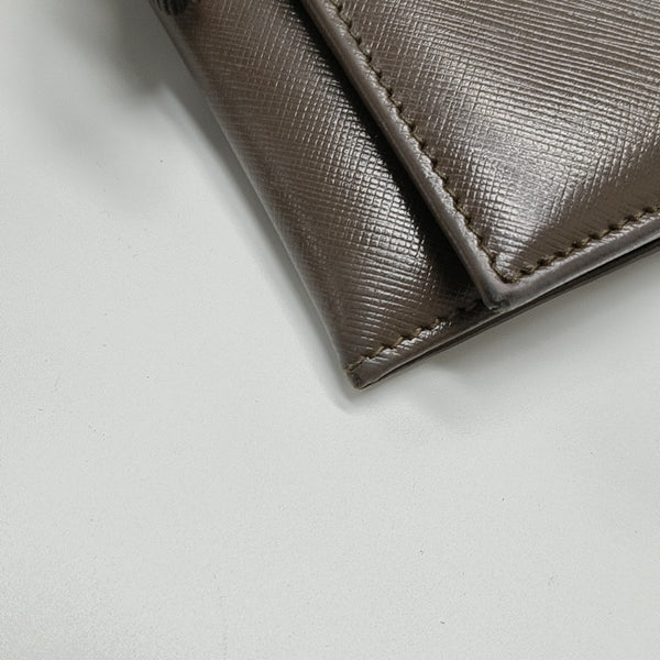 Ginny Calfskin Brown Wallet