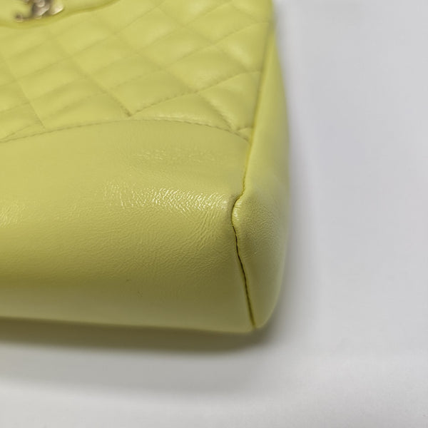 CHANEL 31 Mini Quilted Calfskin Yellow