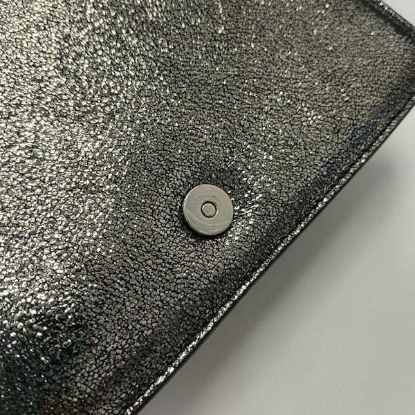 Gancini Lambskin Silver