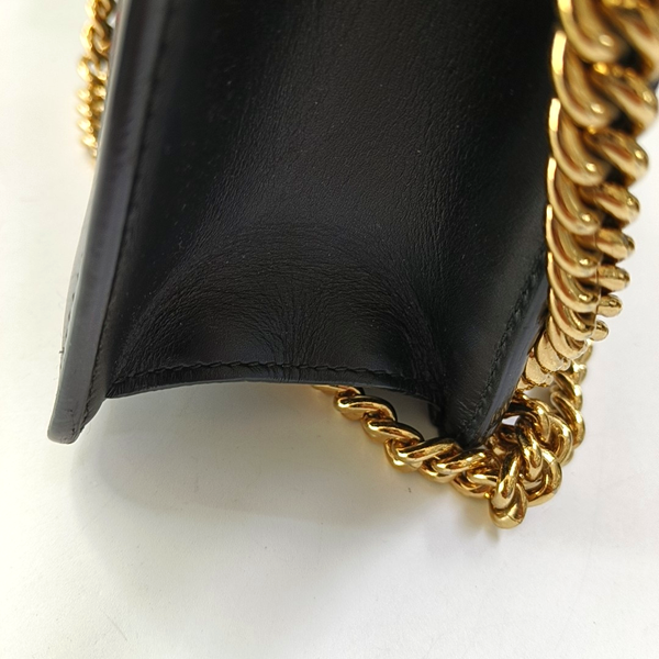 Authenticated pre-owned Sylvie Mini Calfskin Black - Shoulder Bag at Looply