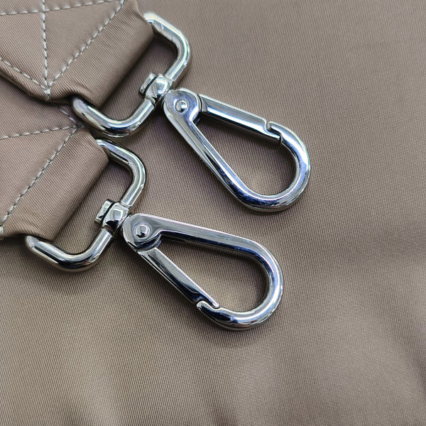 Nylon Shoulder Bag Brown