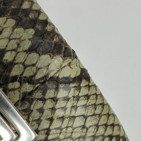 Python Wallet Green