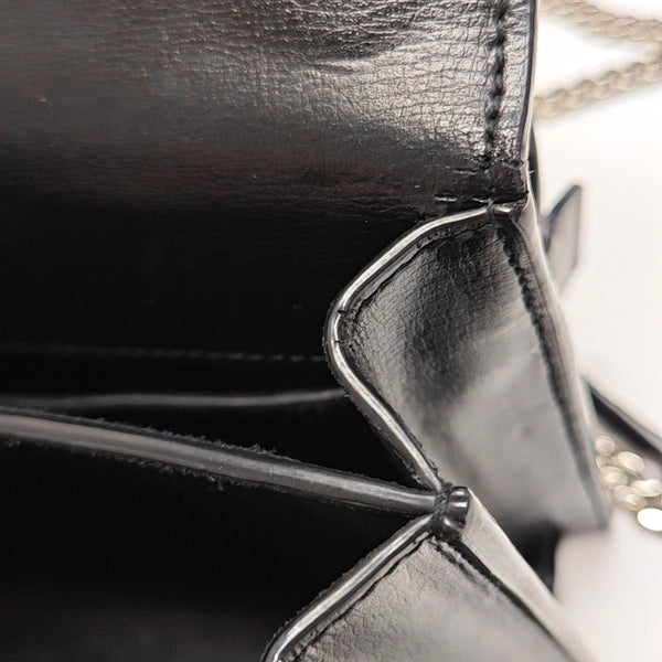 Authenticated pre-owned KATE Leather Black - Shoulder Bag at Looply