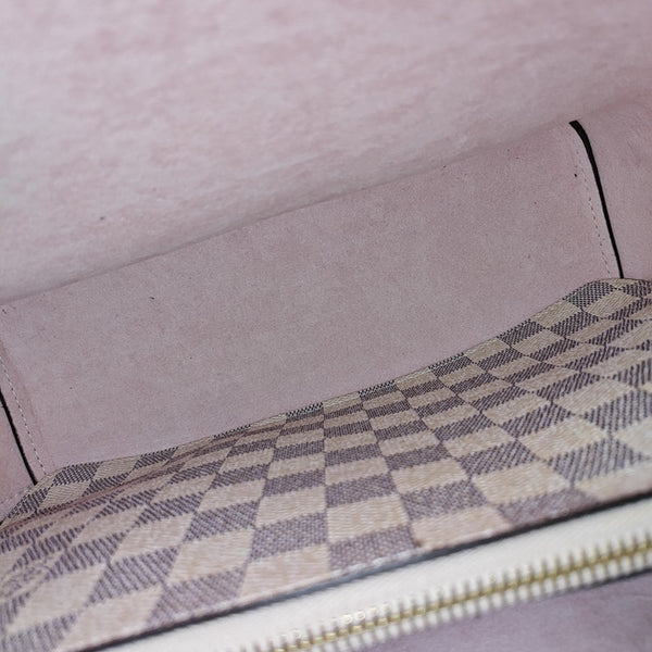 NÉONOÉ MM Damier Azur Coated Canvas White