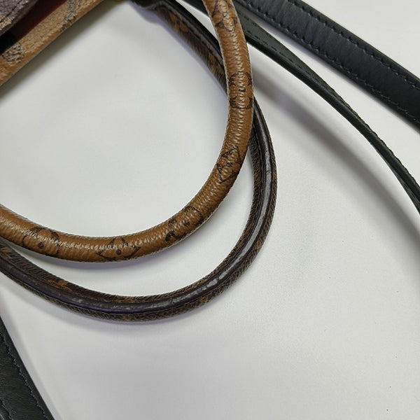 ONTHEGO MM Monogram Coated Canvas Brown