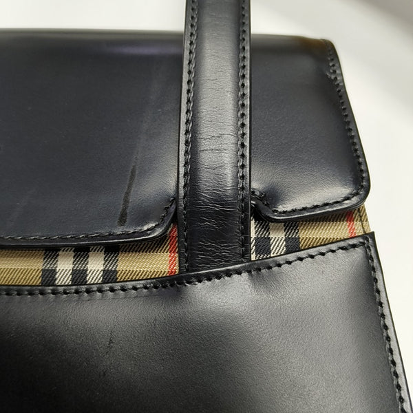 Calfskin Shoulder Bag Black