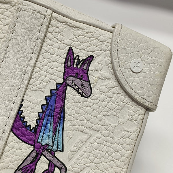 WALLET TRUNK Calfskin White
