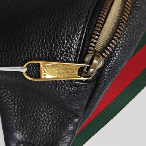 Print Large Calfskin Black