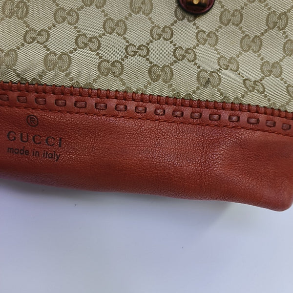 Monogram Canvas Tote Bag Beige