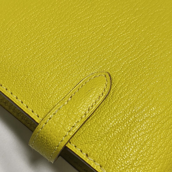 Kelly 19 Chèvre Mysore Yellow Wallet
