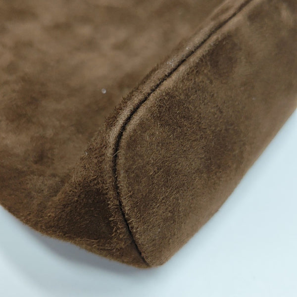 Suede Shoulder Bag Brown