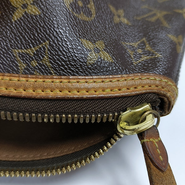 LOCKIT Monogram Coated Canvas Brown