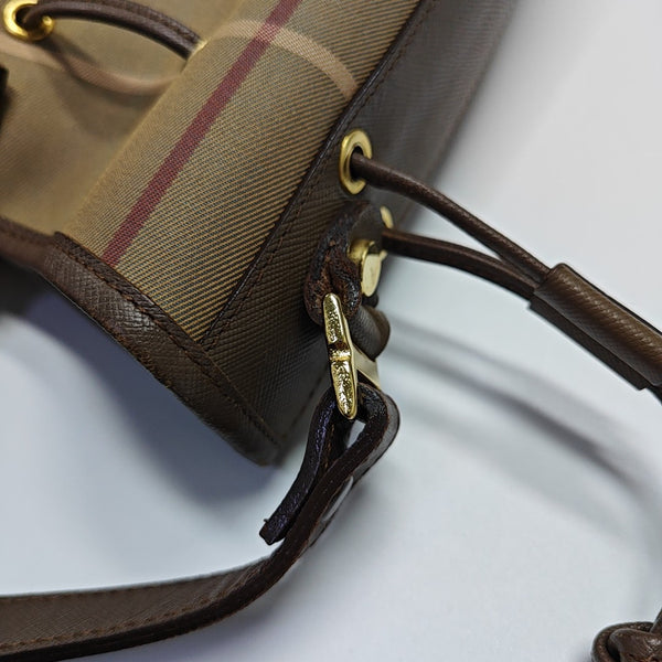 Canvas Bucket Bag Green