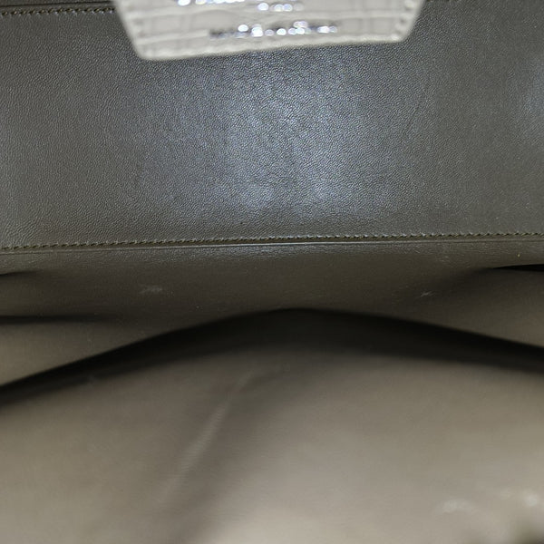 Lady Dior Medium Crocodile Beige