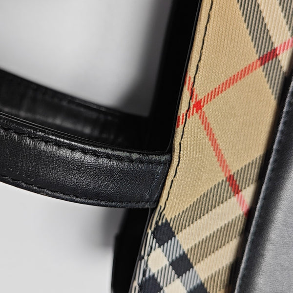 Calfskin Top Handle Bag Black