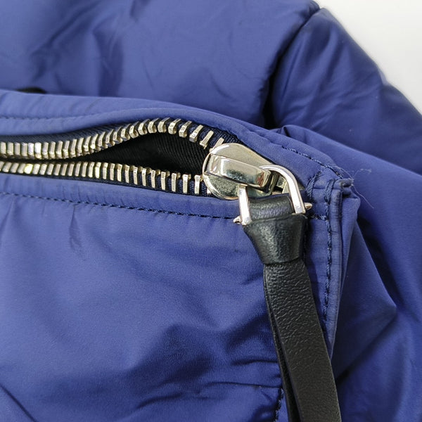 Nylon Shoulder Bag Blue