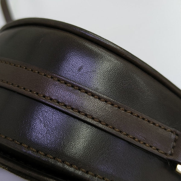 Fabric Shoulder Bag Brown