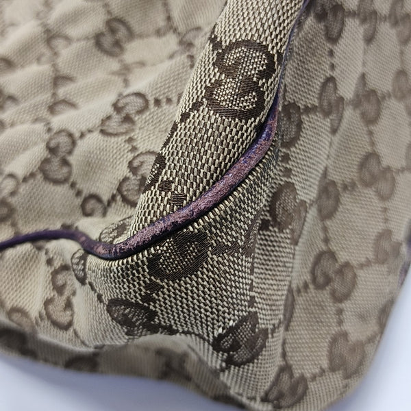 Monogram Canvas Tote Bag Beige