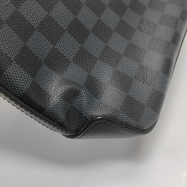 GREENWICH Damier Coated Canvas Blue