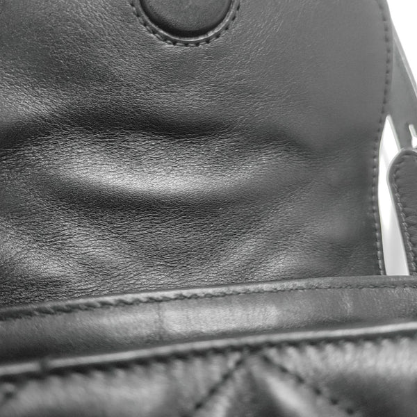 GG Marmont Super Mini Quilted Calfskin Black