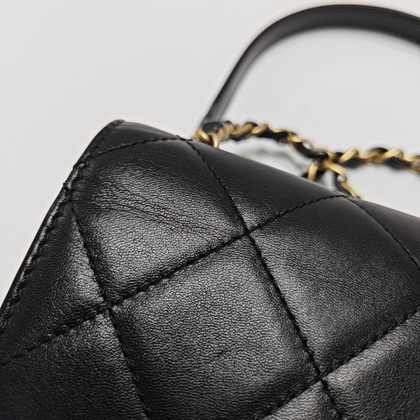 Quilted Lambskin Black