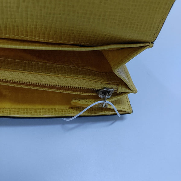 Coated Canvas Wallet Brown
