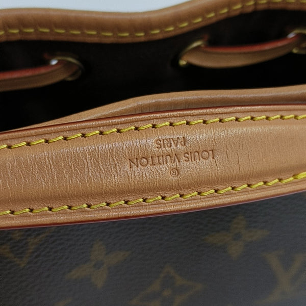 NOÉ Nano Monogram Coated Canvas Brown