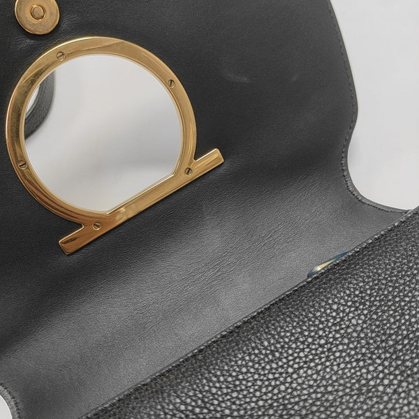 Gancini Calfskin Black