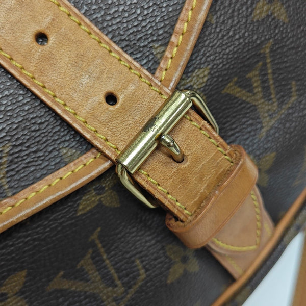 SAUMUR 35 Monogram Coated Canvas Brown