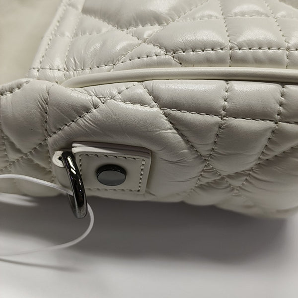 Authenticated pre-owned Diorcamp Small Cannage Calfskin White - Shoulder Bag at Looply