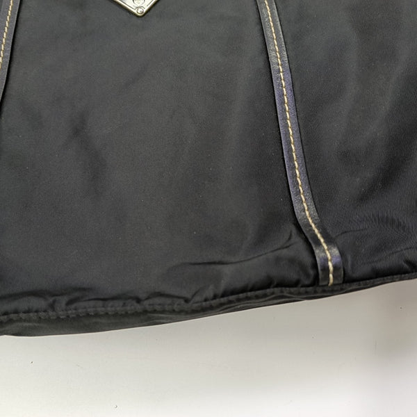 Nylon Shoulder Bag Black