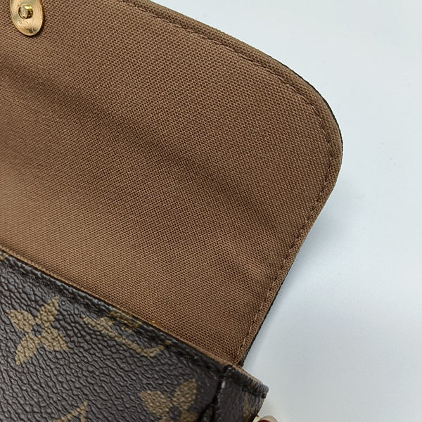 IVY Monogram Coated Canvas Brown