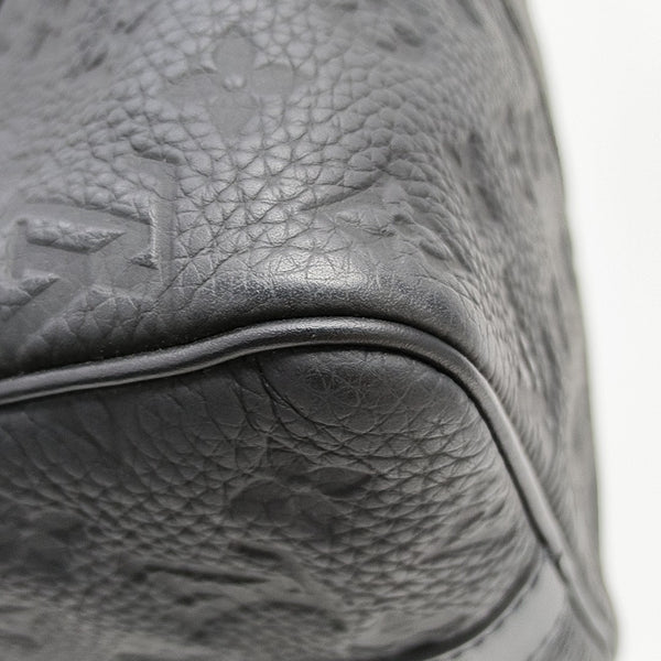 KEEPALL 35 Monogram Calfskin Black