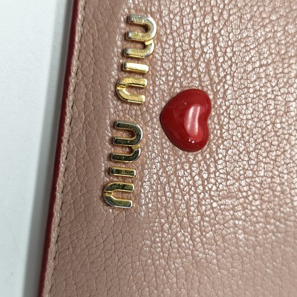 Love Lambskin Pink Card Holder