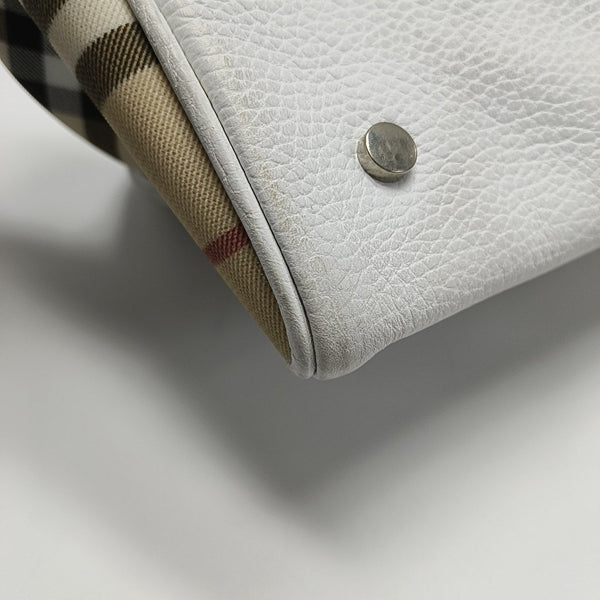 Leather Medium White